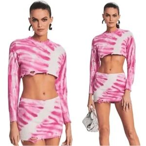Revolve SER.O.YA Paige Distressed Tie Dye Matching Set